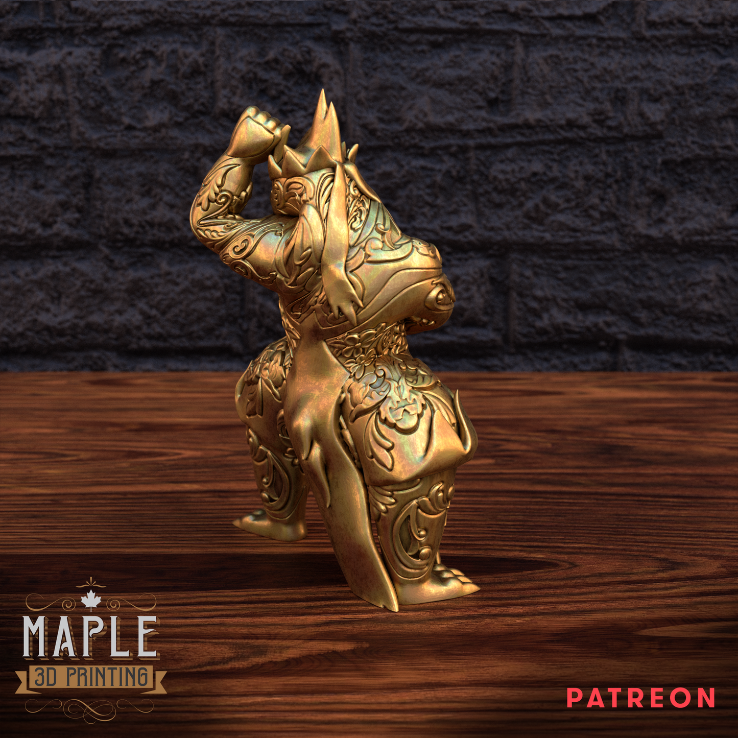 0892. Urshifu Figurine