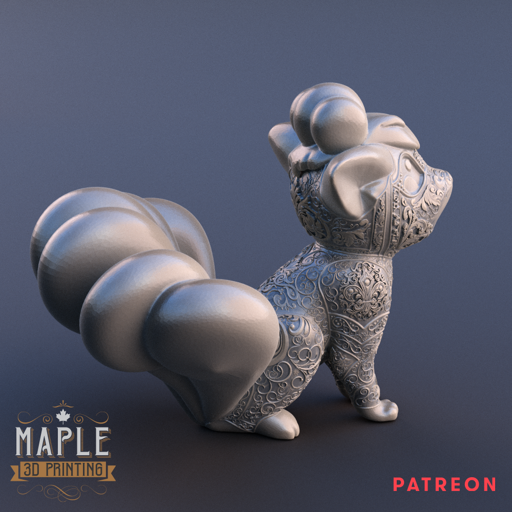 0037. Vulpix Figurine