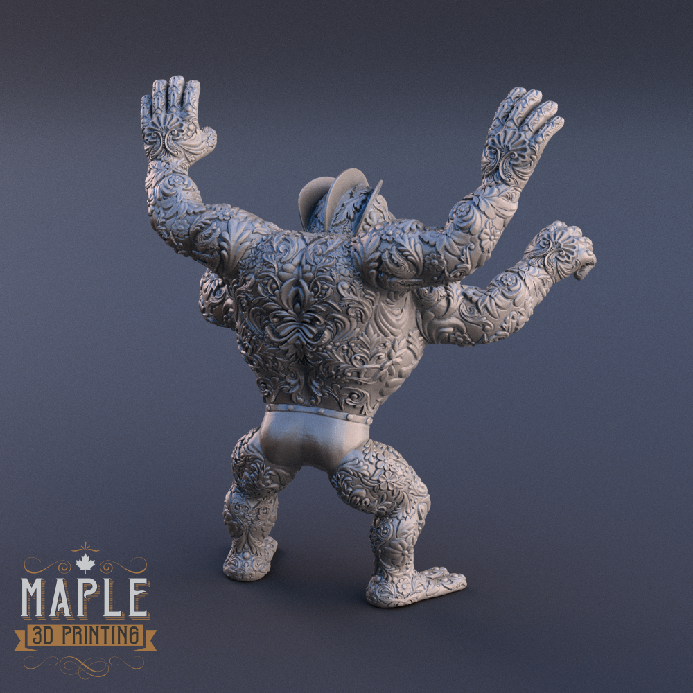 0068. Machamp Figurine