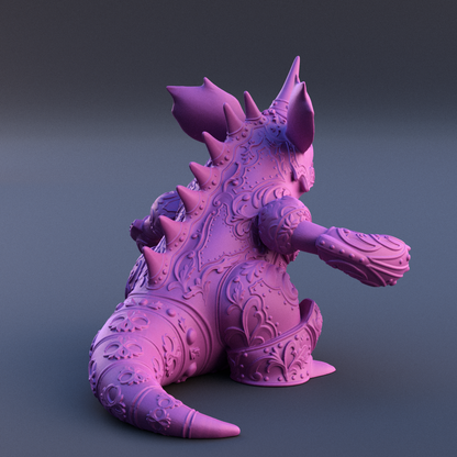 0034. Nidoking Figurine