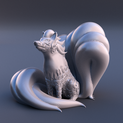 0038. Ninetails Figurine