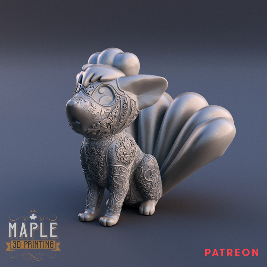 0037. Vulpix Figurine