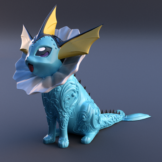 0134. Vaporeon Figurine