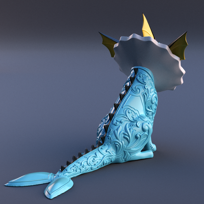 0134. Vaporeon Figurine